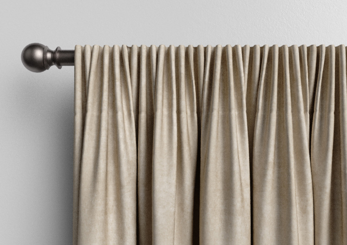 Florence Faux Suede, Light Tan - Made to Measure Curtains - Image 9